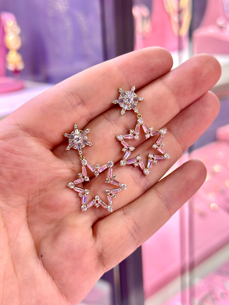 star earrings