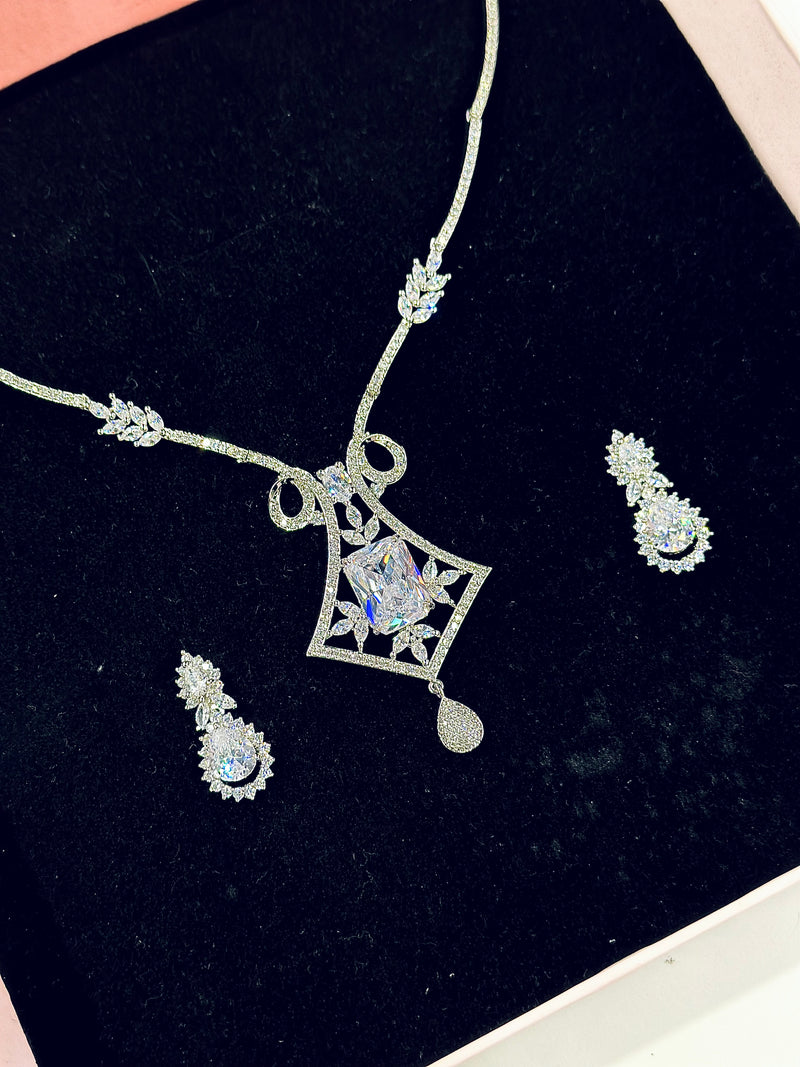 Oceane  Designer Set ( Silver )