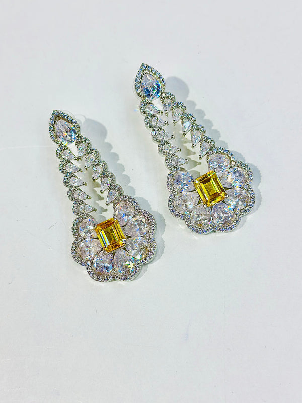 Miley Earrings ( Yellow )