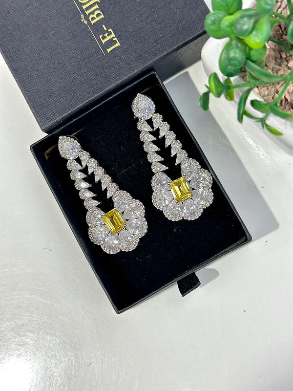 Miley Earrings ( Yellow )