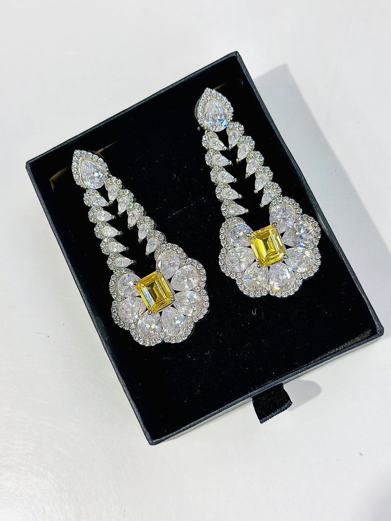 Miley Earrings ( Yellow )