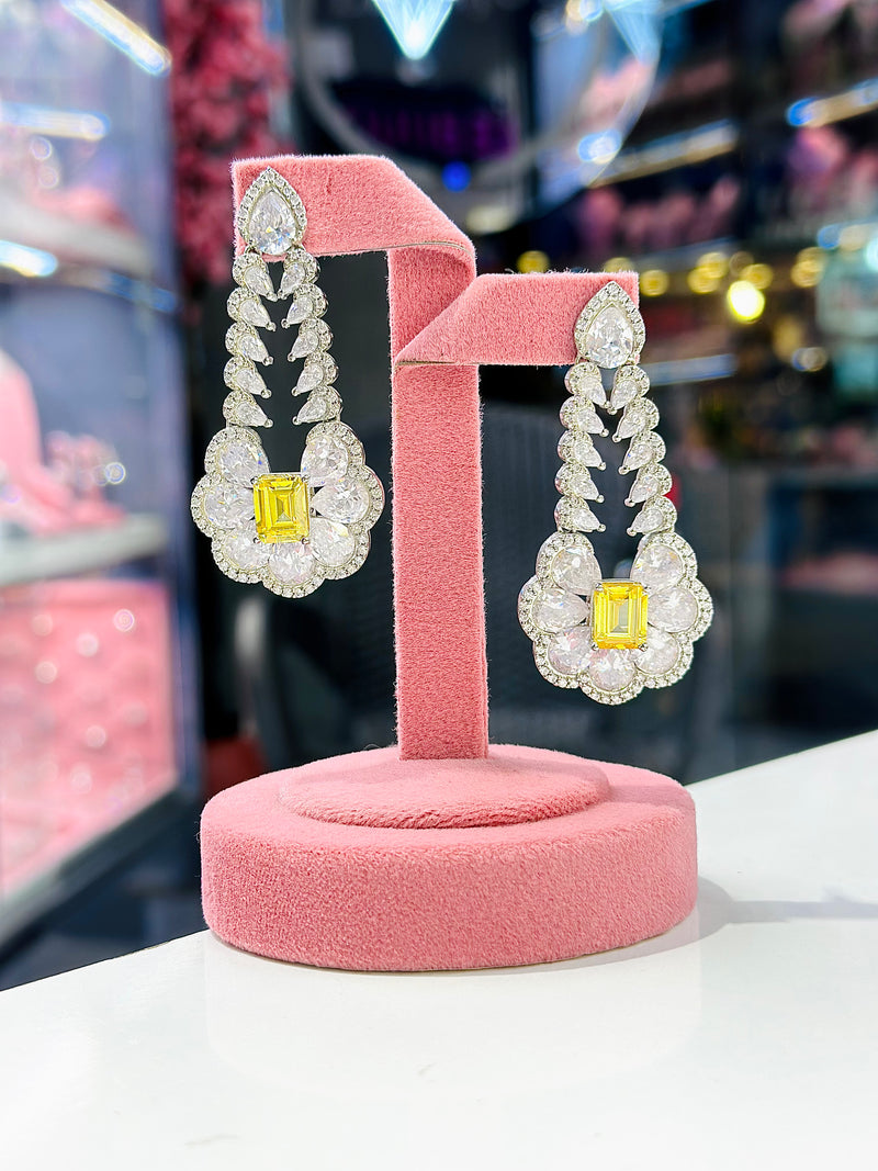 Miley Earrings ( Yellow )