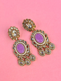 chanda kundan earrings