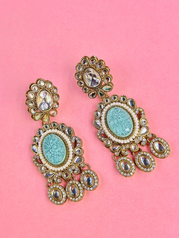 chanda kundan earrings