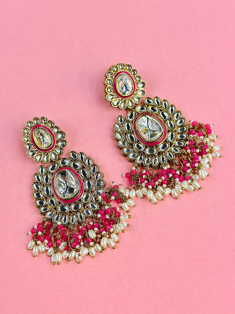 arti kundan earrings