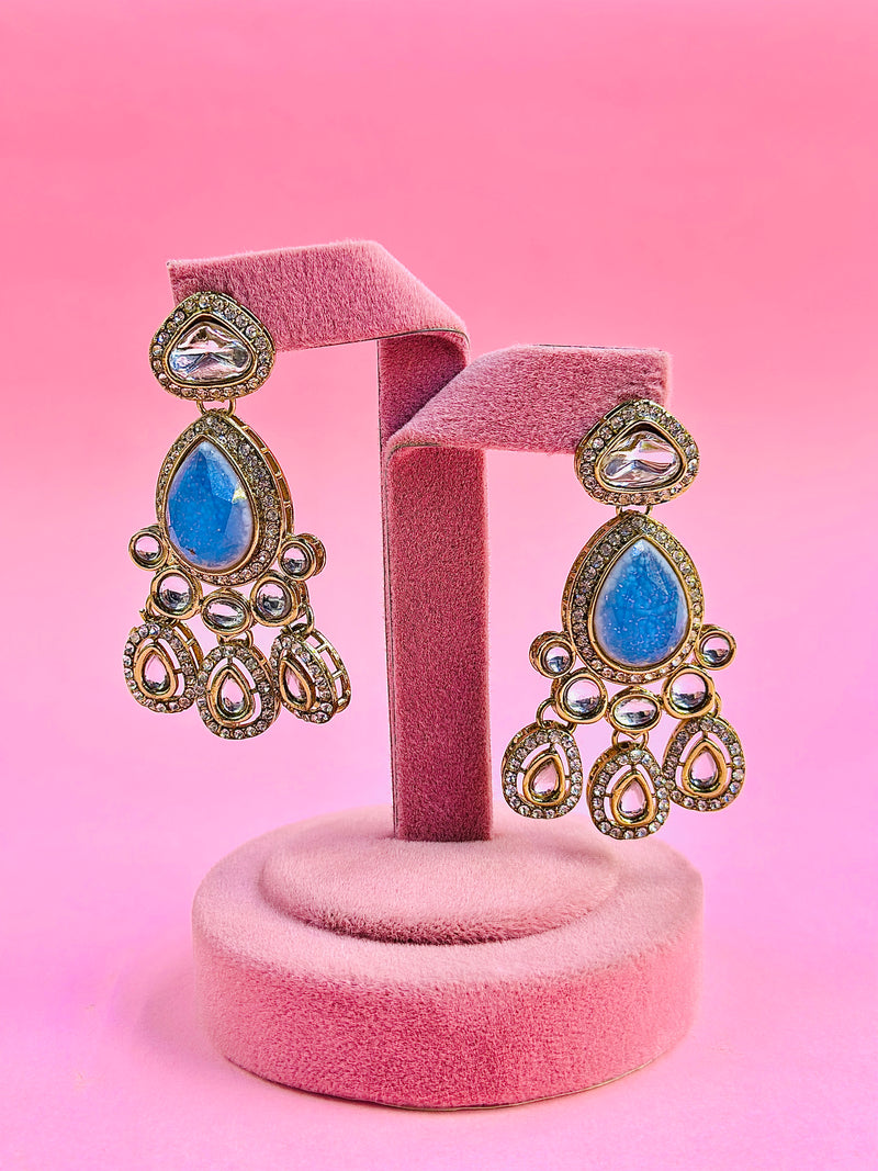 hoor kundan earrings