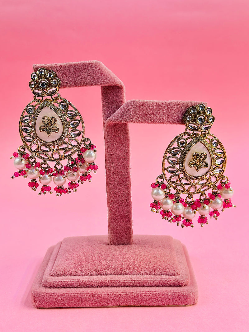 mehar kundan earrings