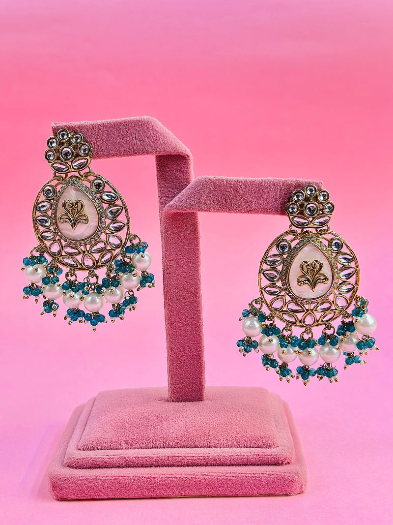 mehar kundan earrings
