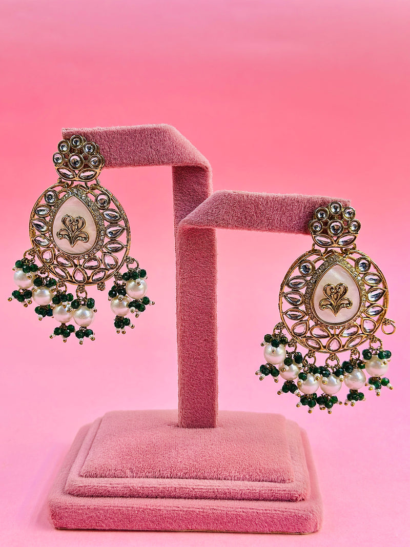 mehar kundan earrings