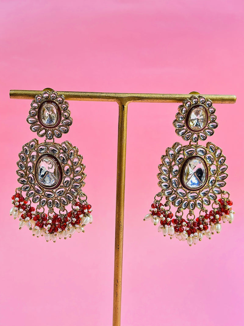 arti kundan earrings