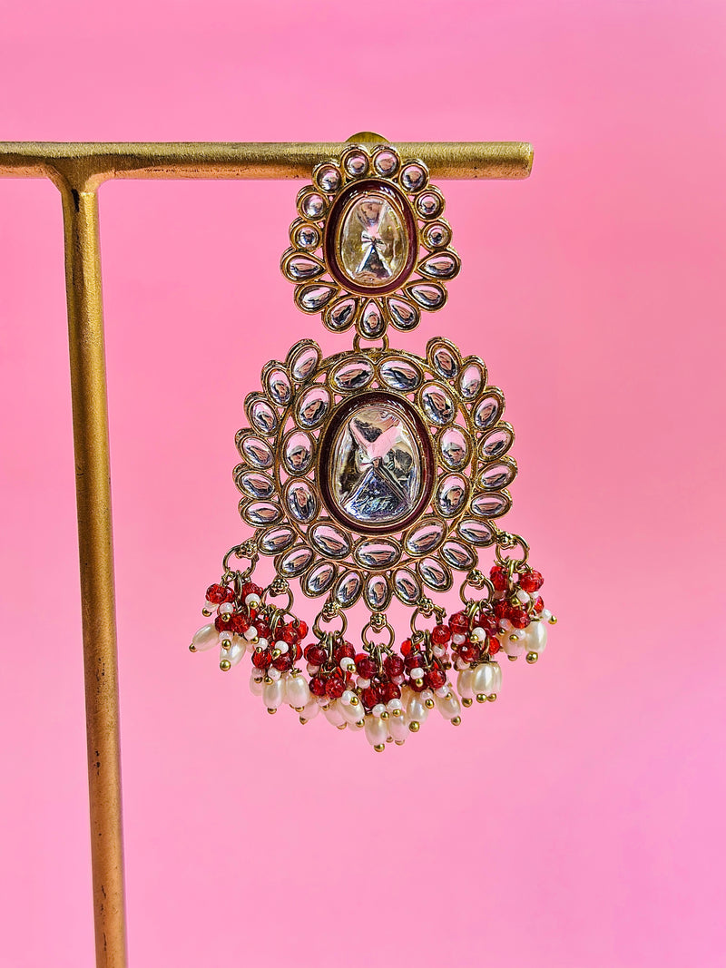arti kundan earrings