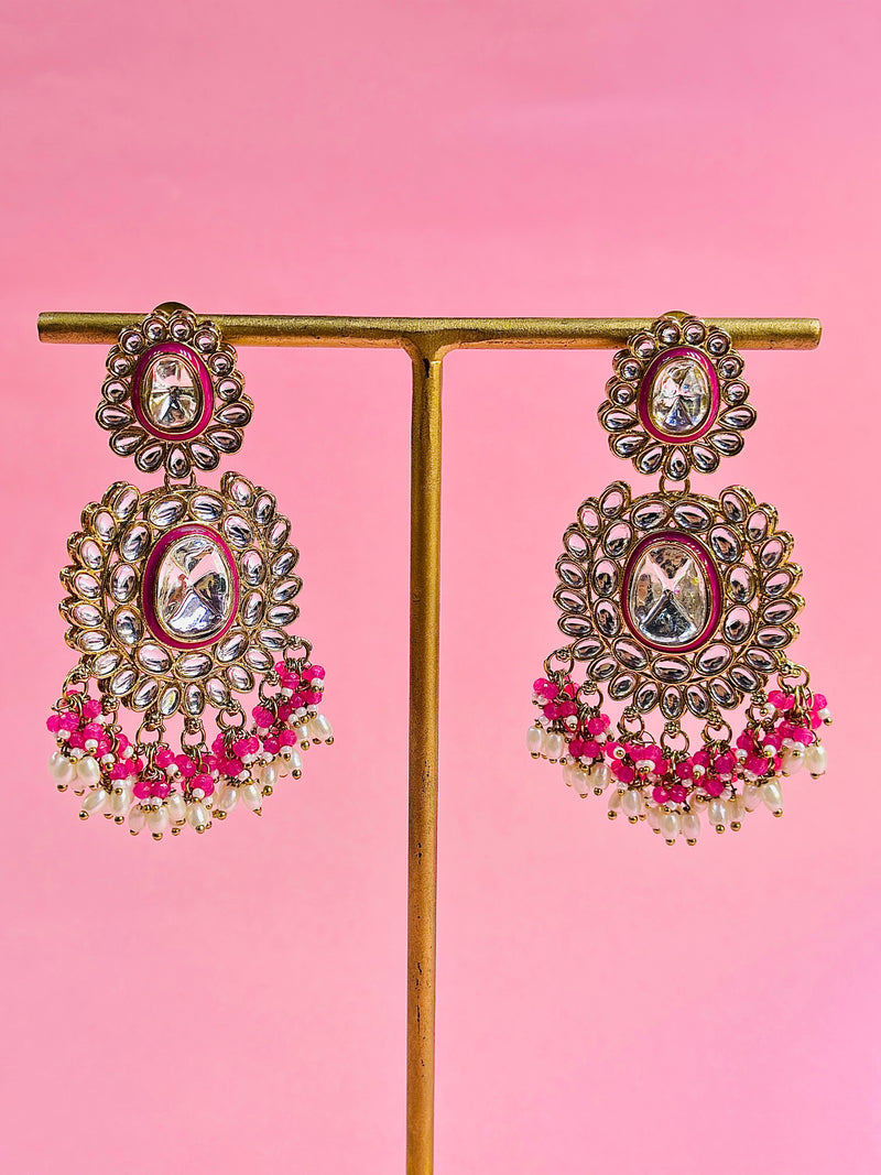 arti kundan earrings