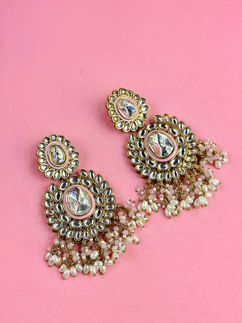 arti kundan earrings