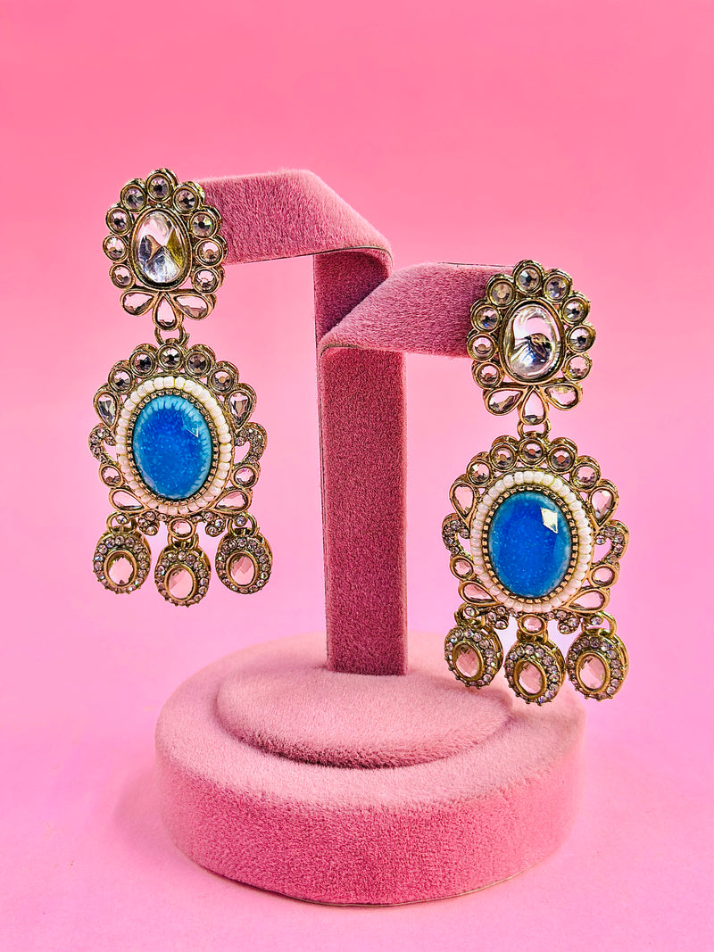 chanda kundan earrings