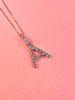 iced alphabet pendants