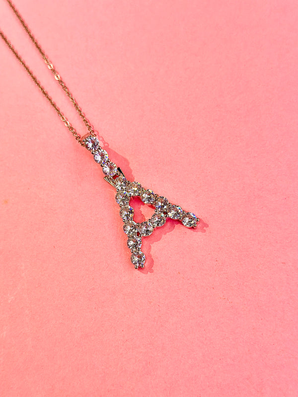 iced alphabet pendants