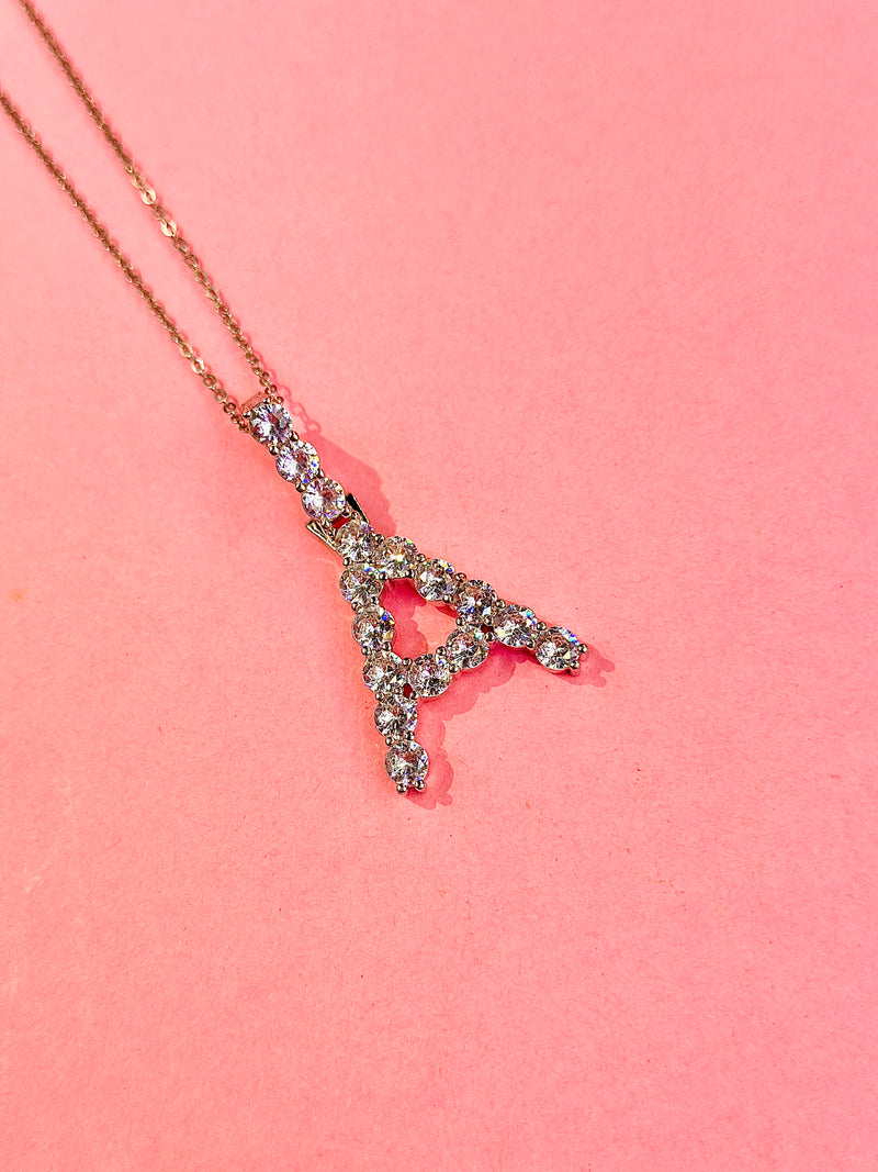 iced alphabet pendants