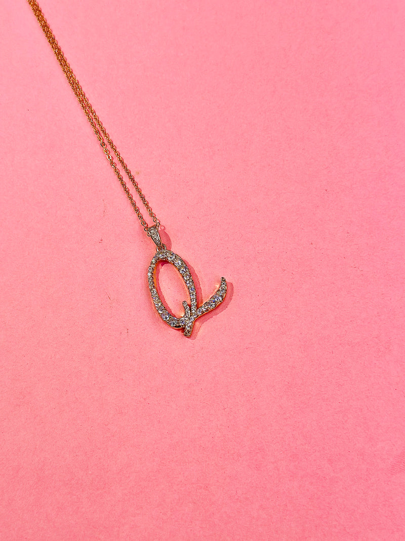ZIRCOnia alphabet pendants