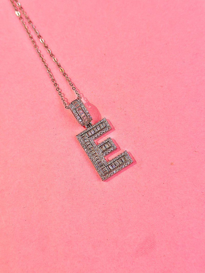 cz alphabet pendants