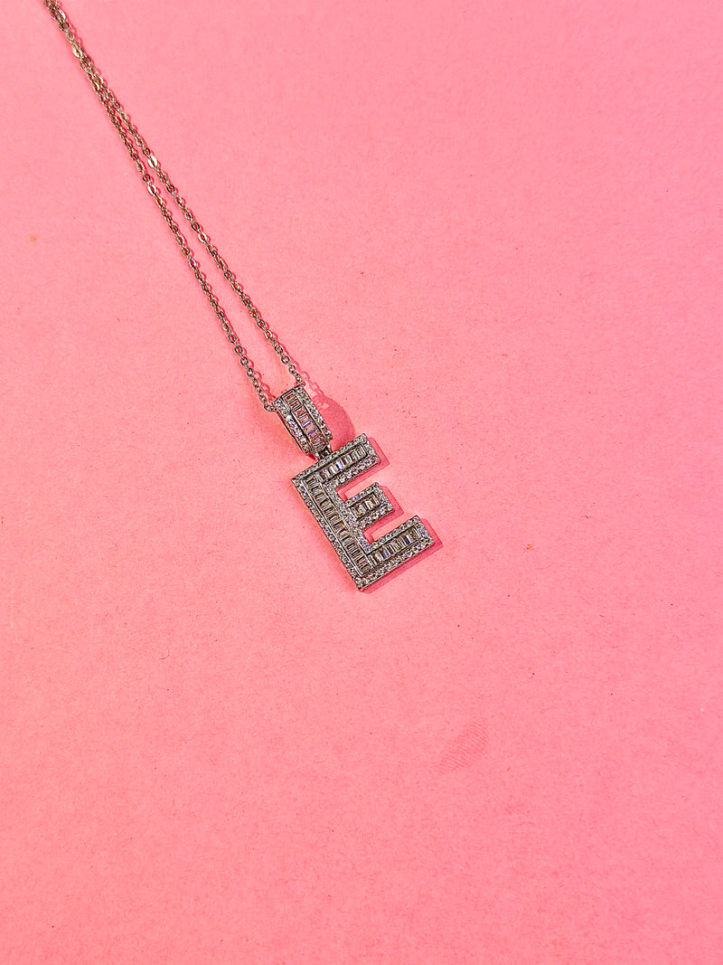 cz alphabet pendants