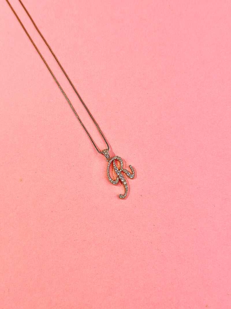 small ALphabet pendants