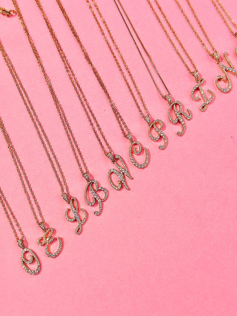 small ALphabet pendants