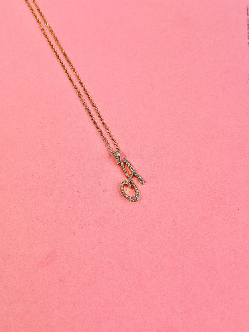 small ALphabet pendants