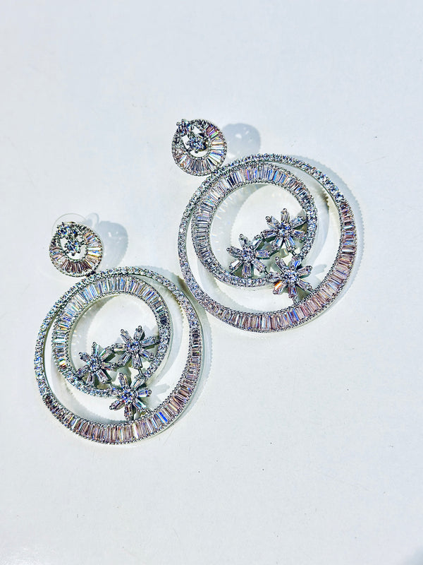 Freya Earrings ( Silver )