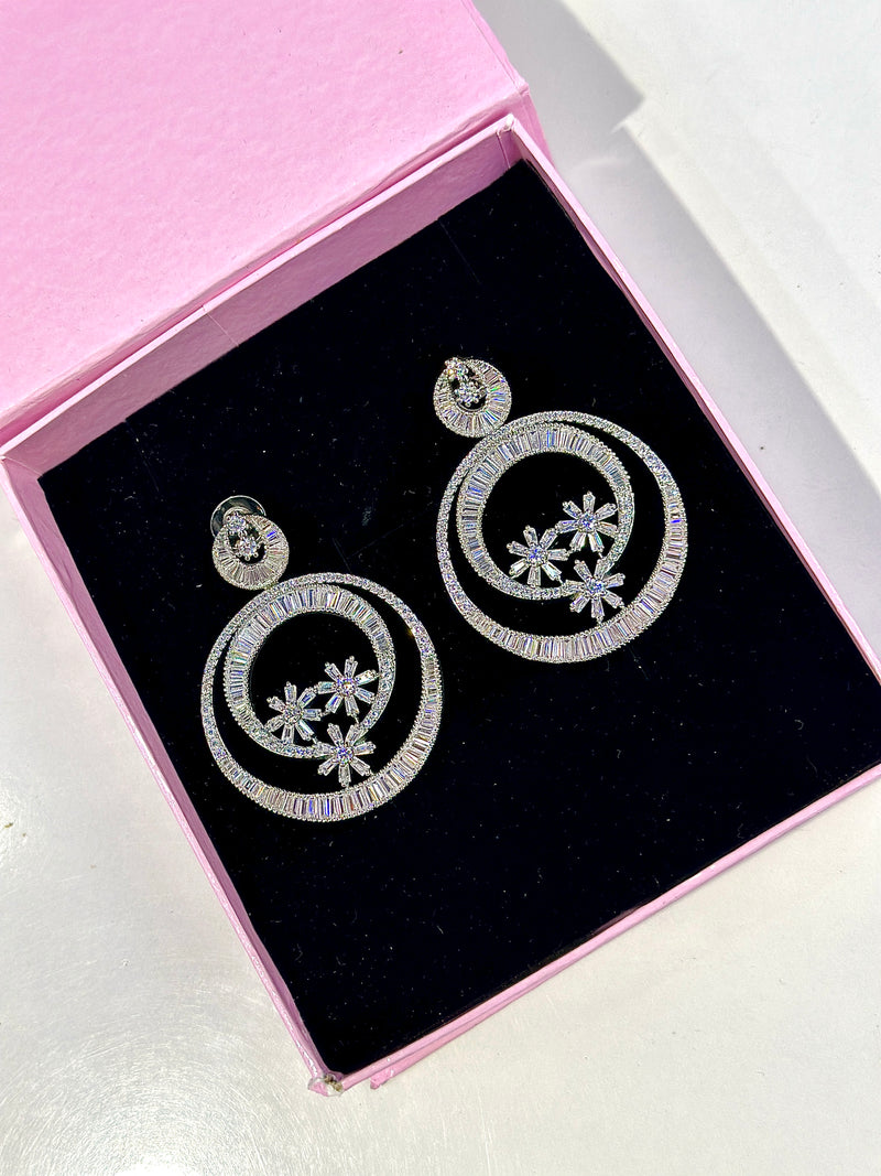 Freya Earrings ( Silver )