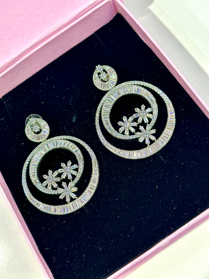 Freya Earrings ( Silver )