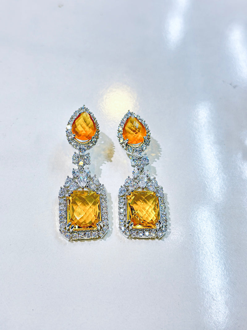 sarai earrings ( yellow )