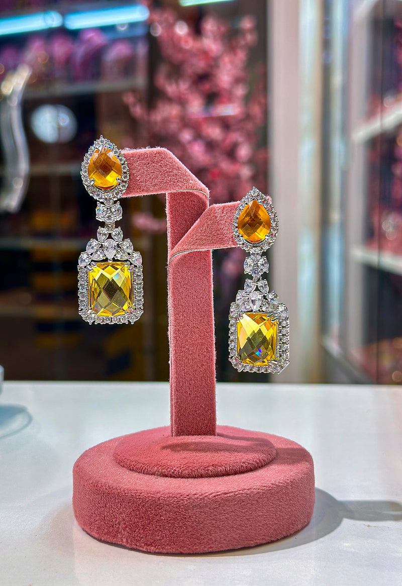 sarai earrings ( yellow )