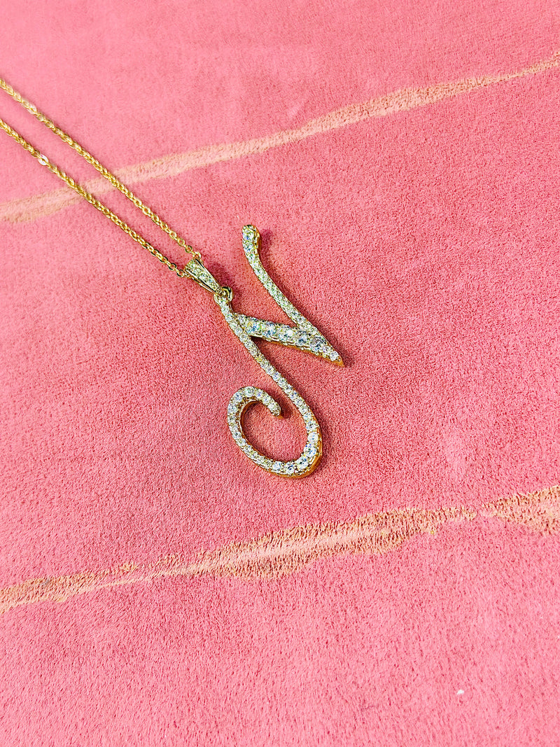 N alphabet pendant
