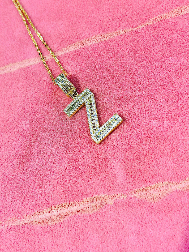 Z alphabet pendant