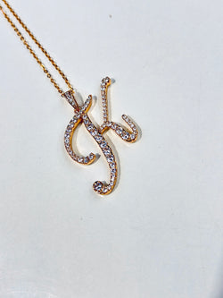 K alphabet pendant