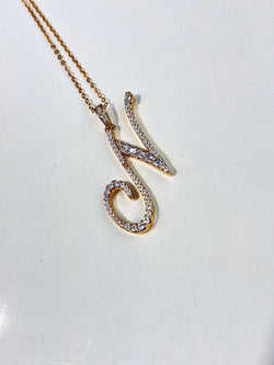 N alphabet pendant