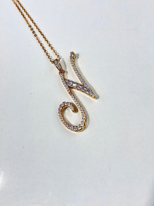 N alphabet pendant