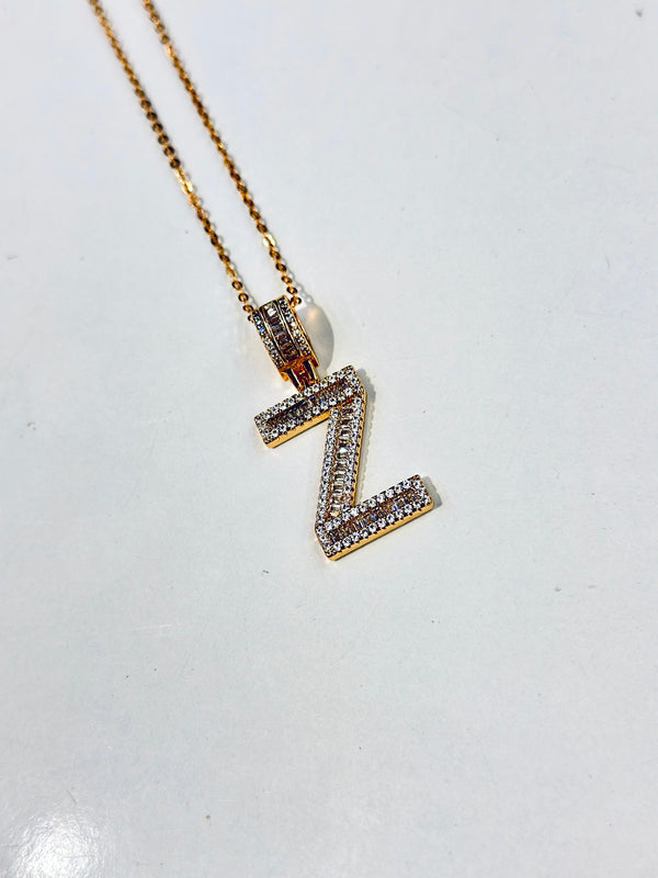 Z alphabet pendant