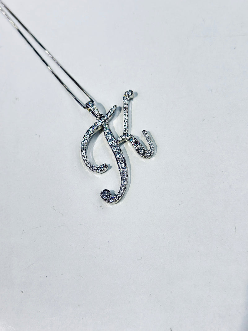 K alphabet pendant