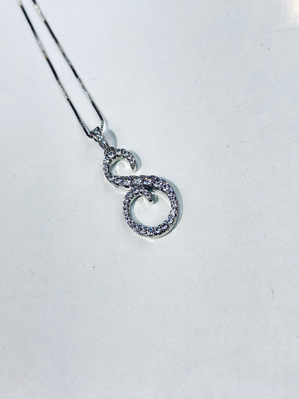 S alphabet pendant