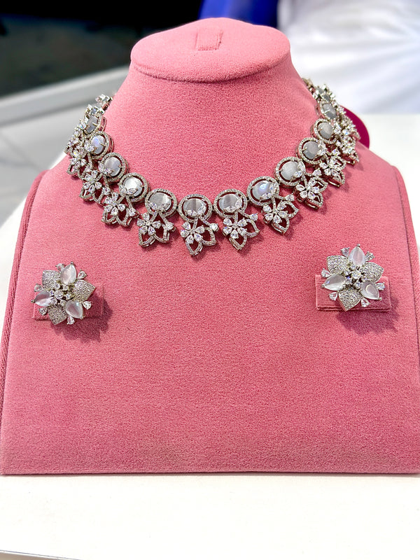 Sanjana Set ( Grey )