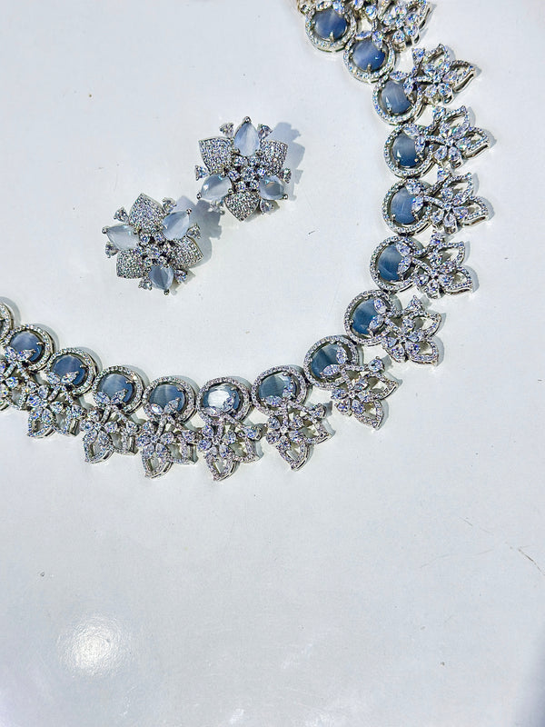 Sanjana Set ( Grey )