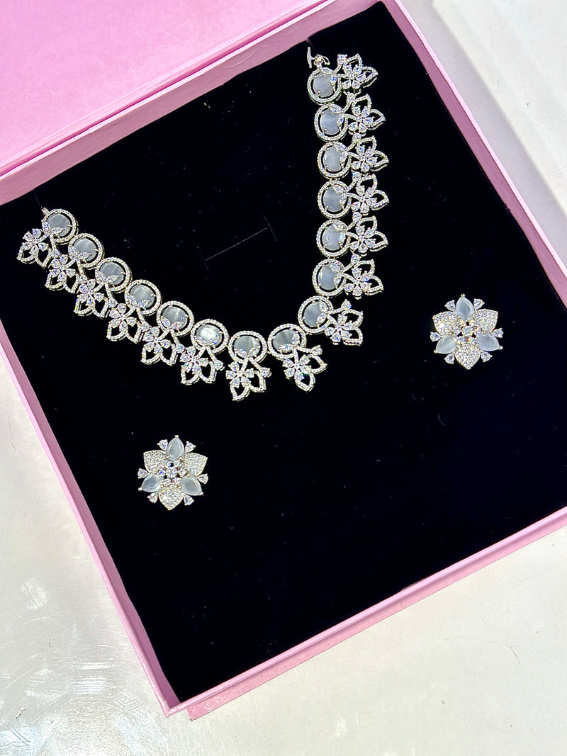 Sanjana Set ( Grey )