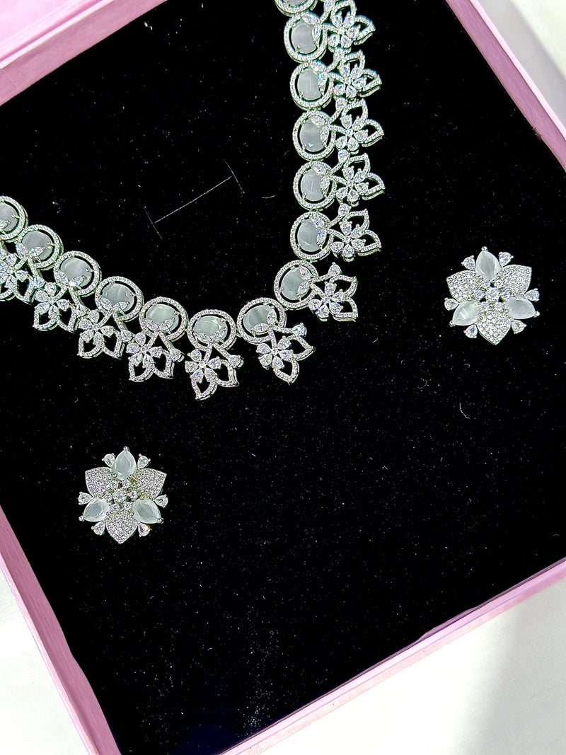 Sanjana Set ( Grey )