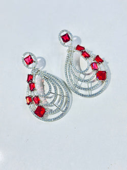 Leonie Earrings ( Ruby