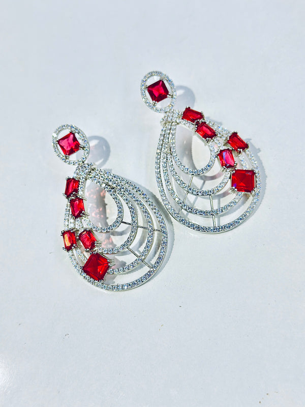 Leonie Earrings ( Ruby
