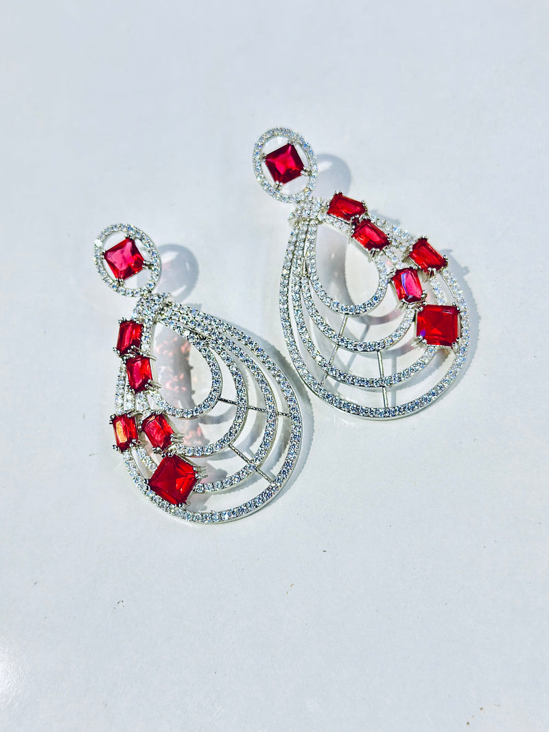 Leonie Earrings ( Ruby