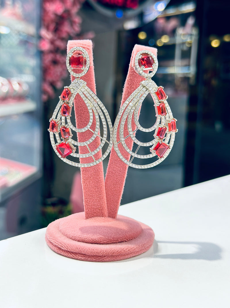 Leonie Earrings ( Ruby