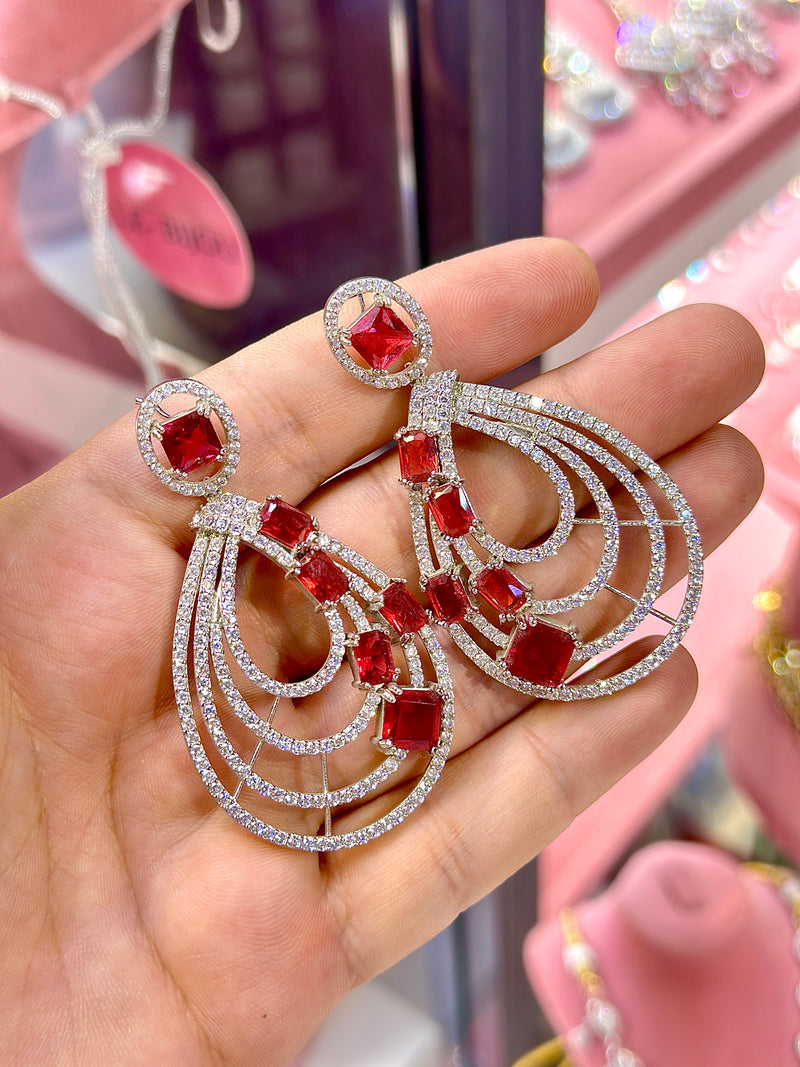 Leonie Earrings ( Ruby