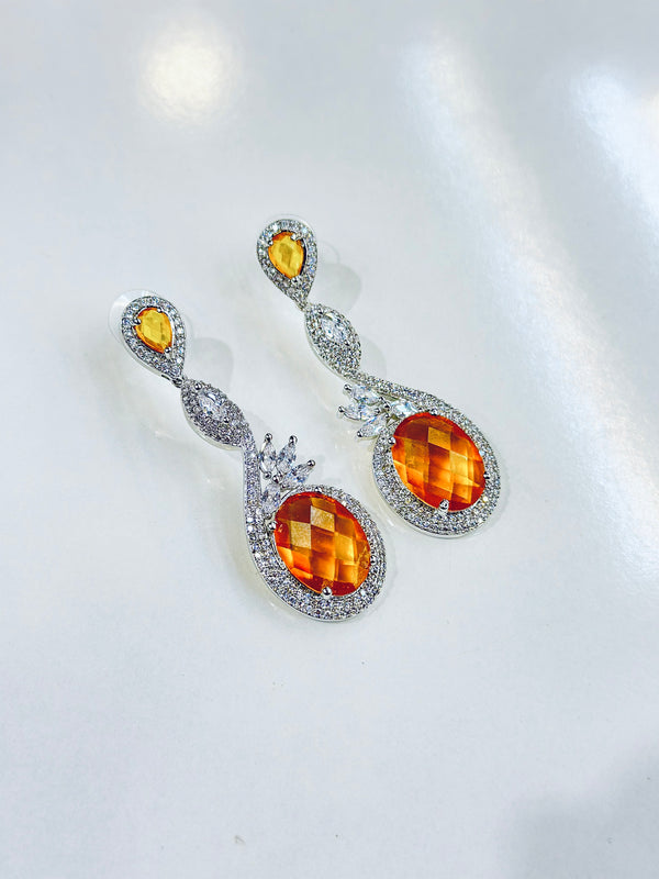 frances earrings ( yellow )